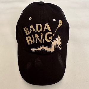 Bada Bing ! Logo HBO Black Baseball Cap Hat